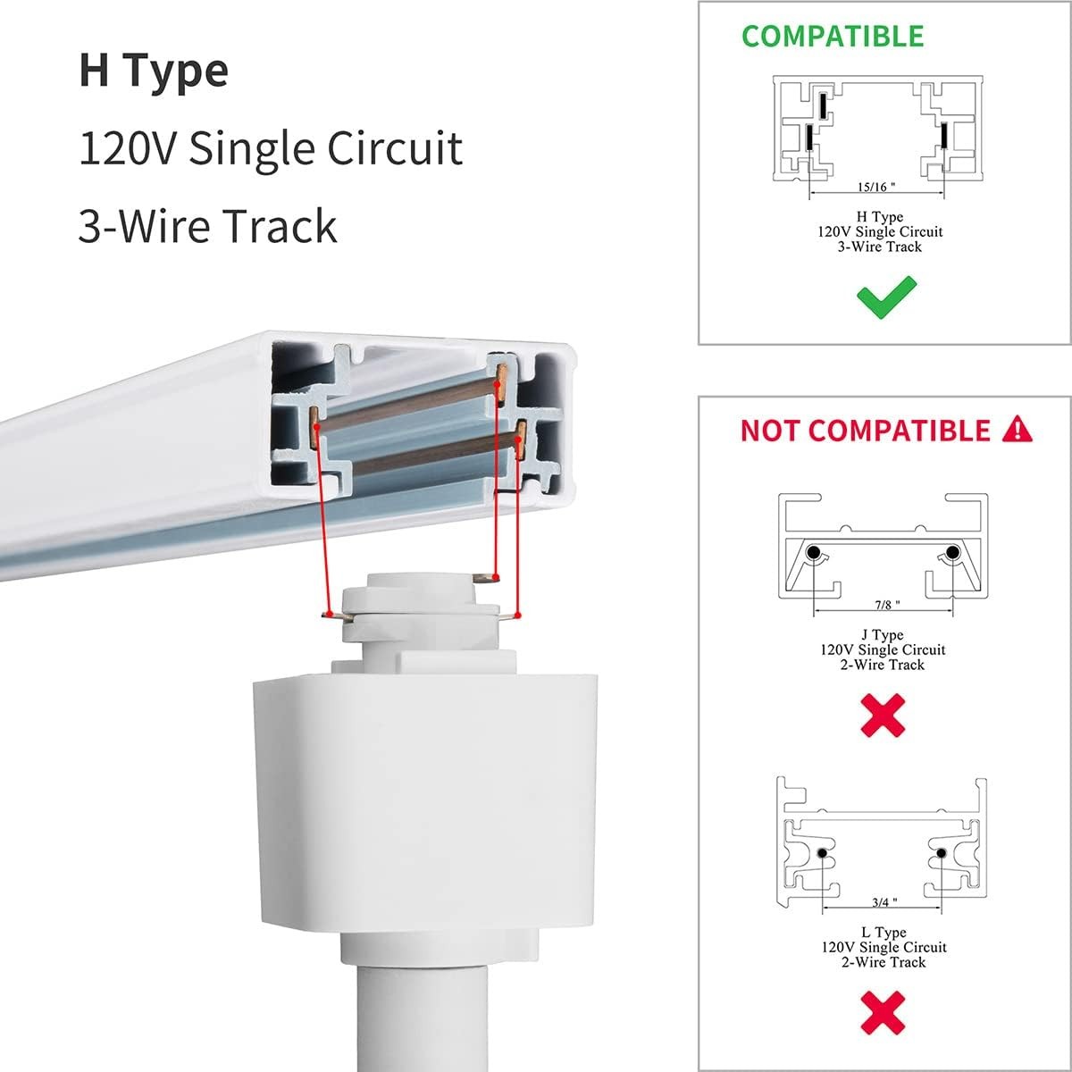LED Track Light 12 Pack 3000K
