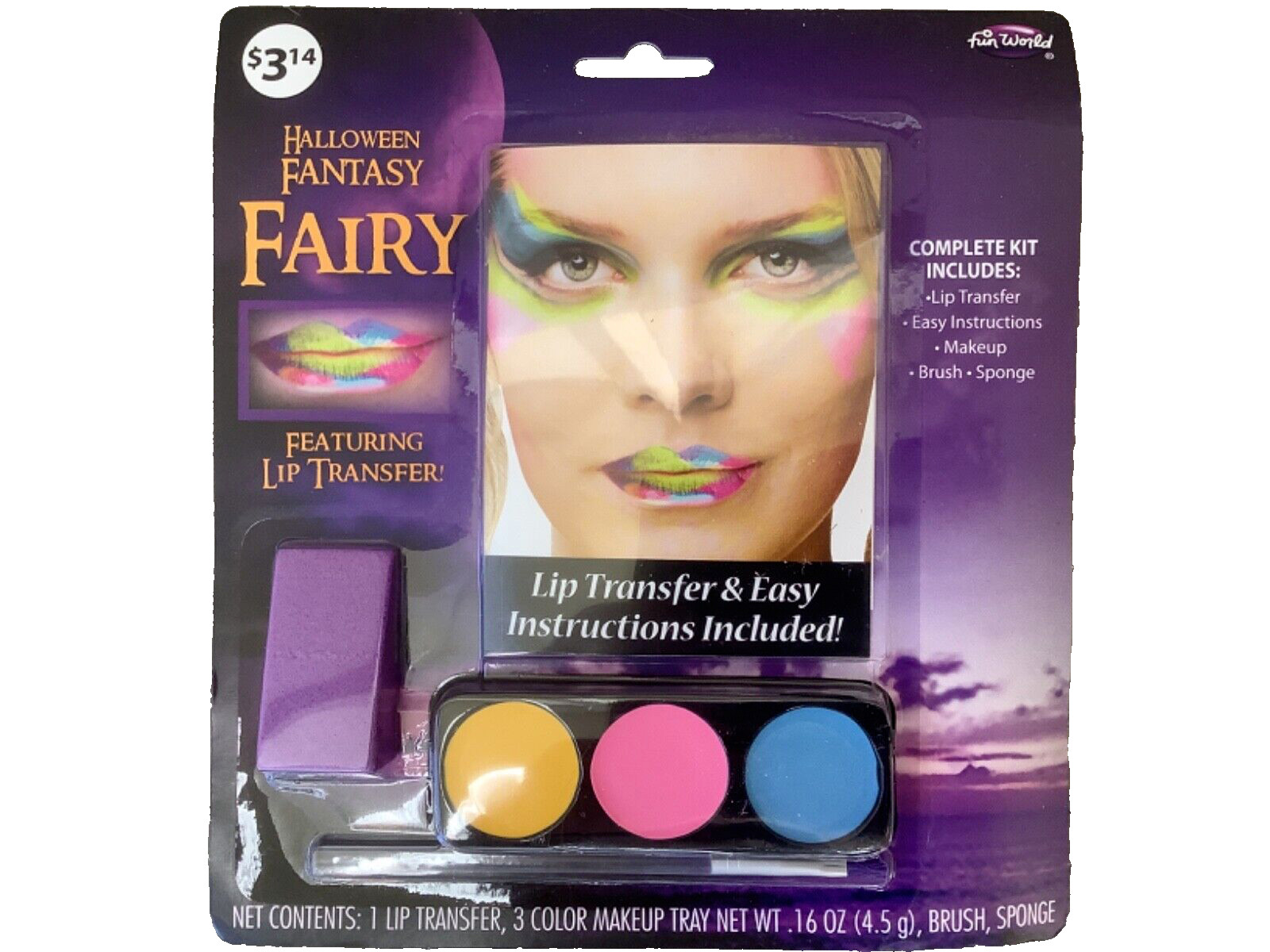 MEGA Lot 8 Glitter Eye Lash Makeup Kit Halloween Costume Fairy Tattoo