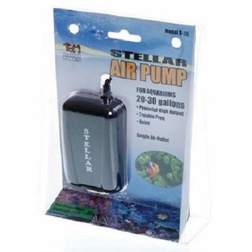 TOM STELLAR AIR PUMP S-20  for AQUARIUM FISH TANKS