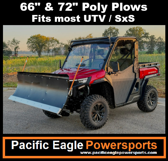 2009-2014 Arctic Cat Prowler  72" Snow Plow Kit with a Poly Plow Blade