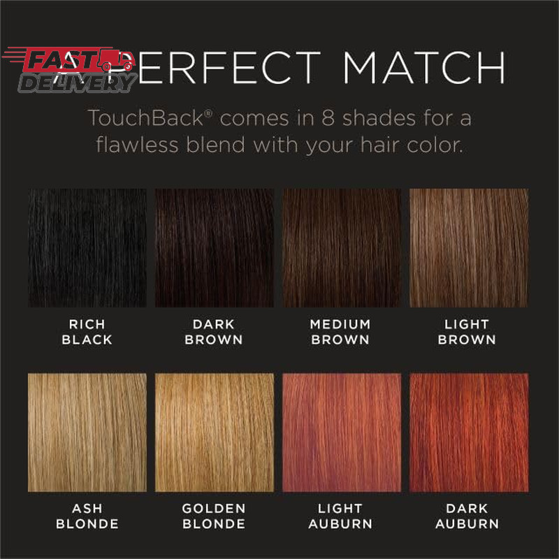 Touchback Pro Gray Root Touch up Marker Applicator - Real Hair Color - Rich Blac