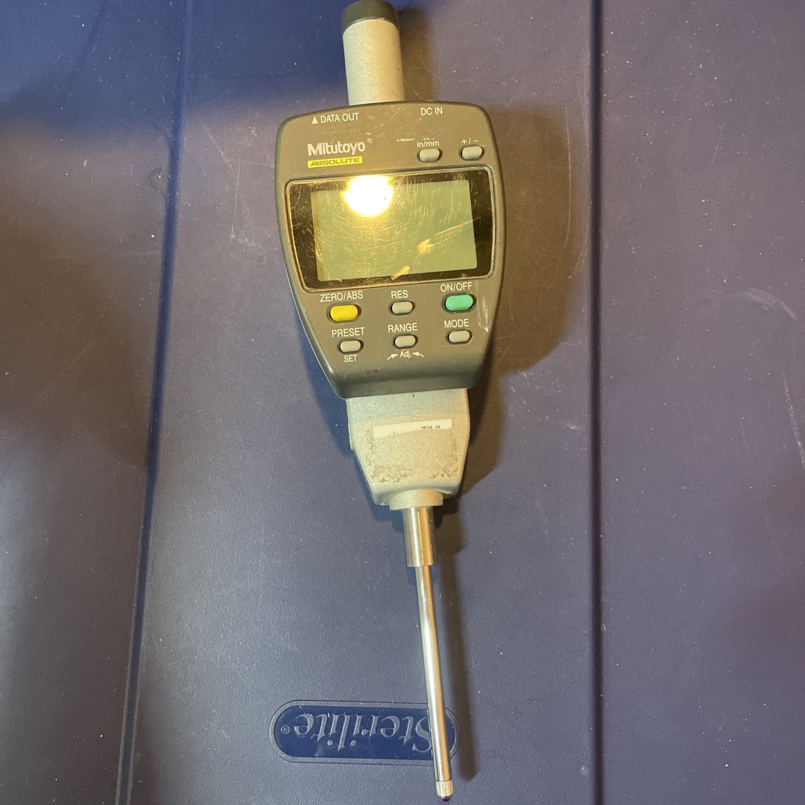 MITUTOYO ID-F150E 0-2" ABSOLUTE DIGITAL INDICATOR 543-554-1 - DEFECTIVE