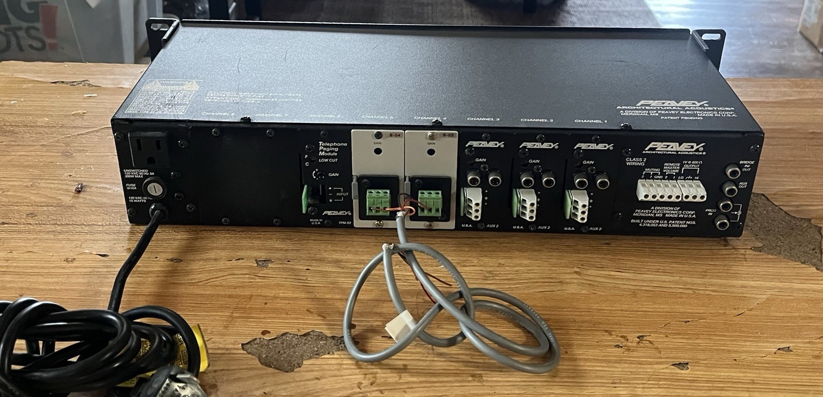 Peavey MMA 800T 8 Ch Modular Mixer / Preamp Modified