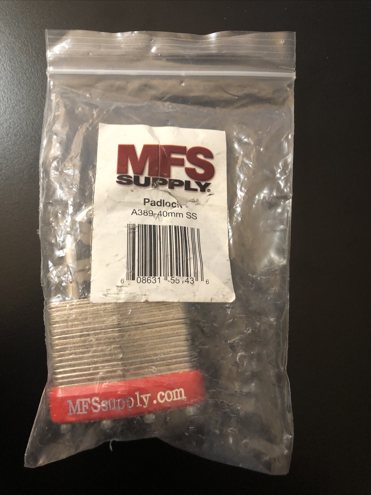 MFS Supply Padlock 40mm Short Shackle Keyed A389 "SHIPS FREE"