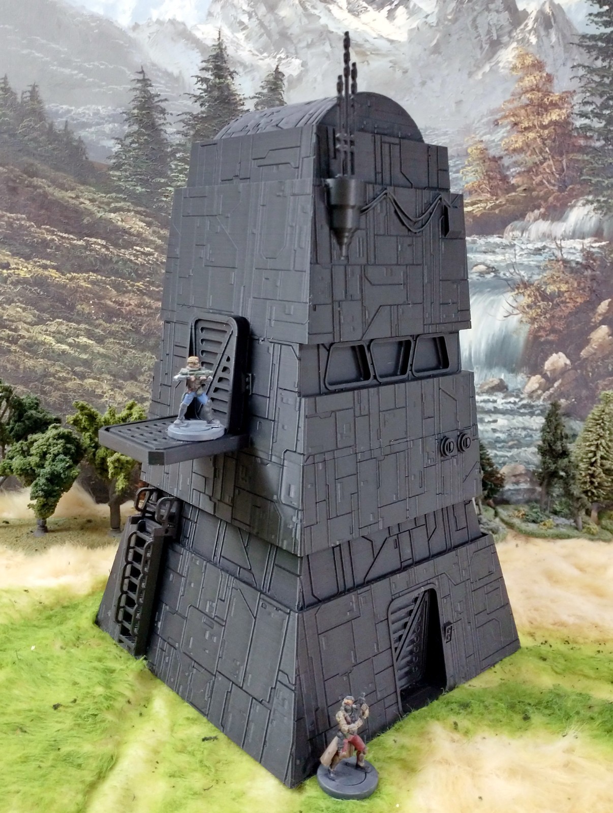 Imperial Administrator's Tower 32mm Sci-fi Terrain Star Wars Legion Shatterpoint