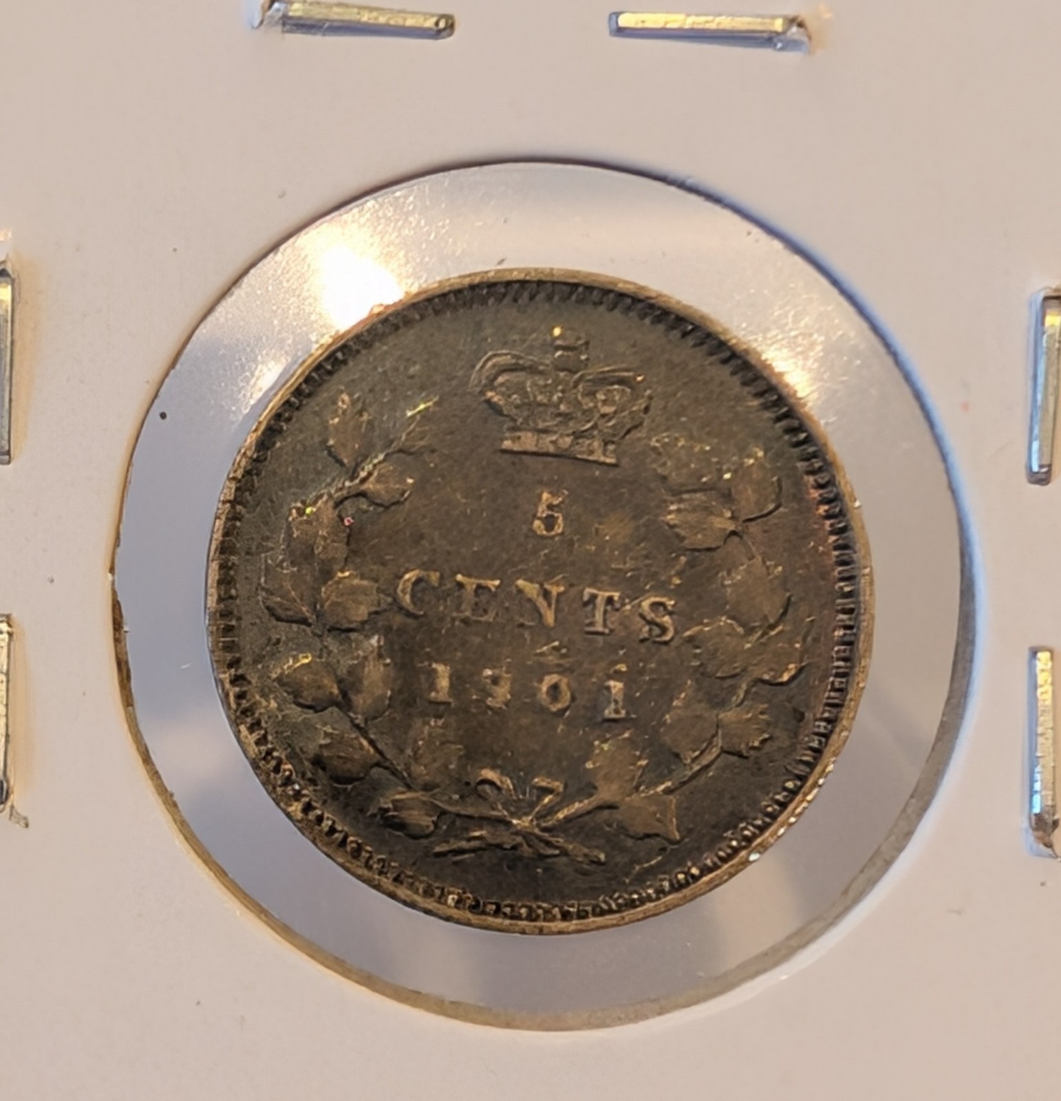 1901 Canada 5 Cent Km#2