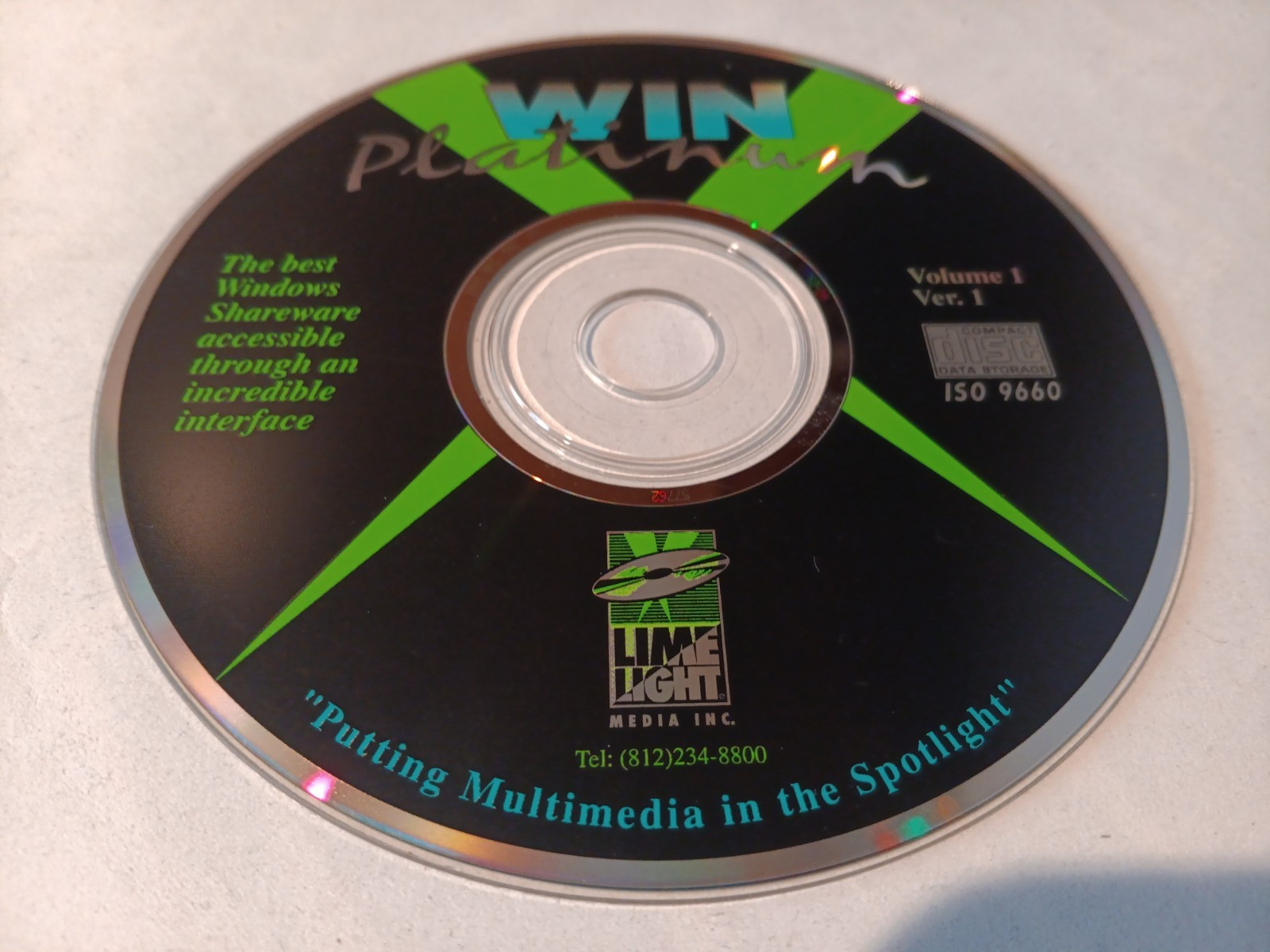 Win Platinum Volume 1 Version 1 Lime light Media Inc. ISO 9660