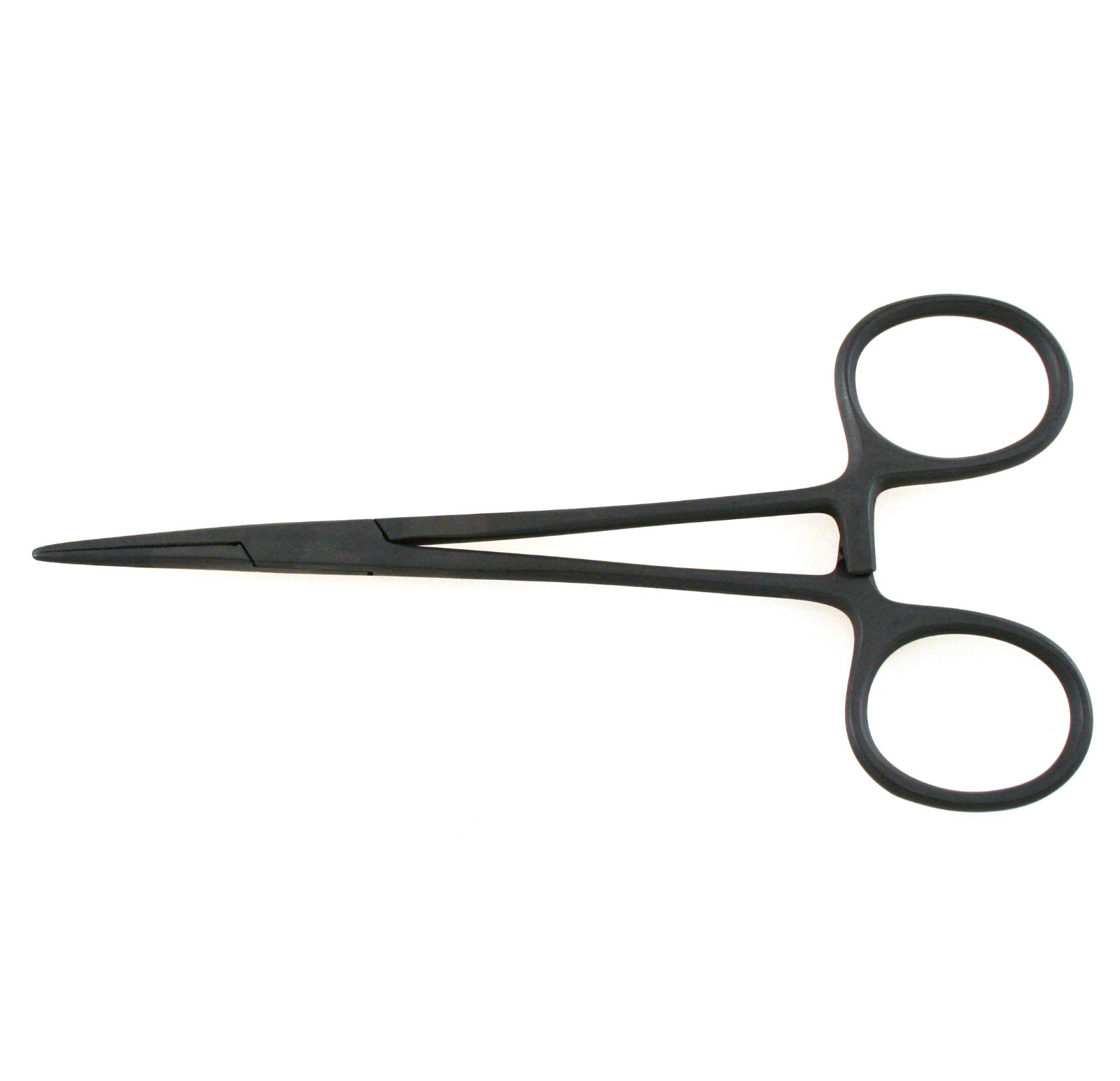Mosquito Forceps 5" Straight Serrated Jaws Non-Reflecative Black Surface 2/Pack