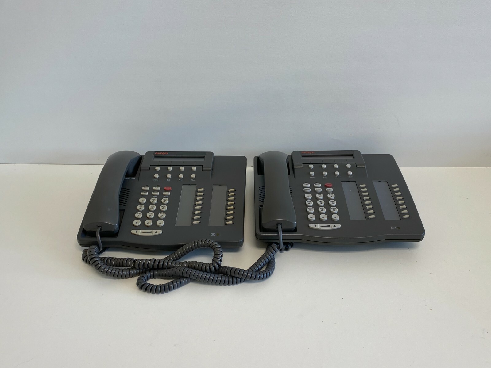 Lot #21:  Lot of 2 Avaya 6416D+M Business Office Phones
