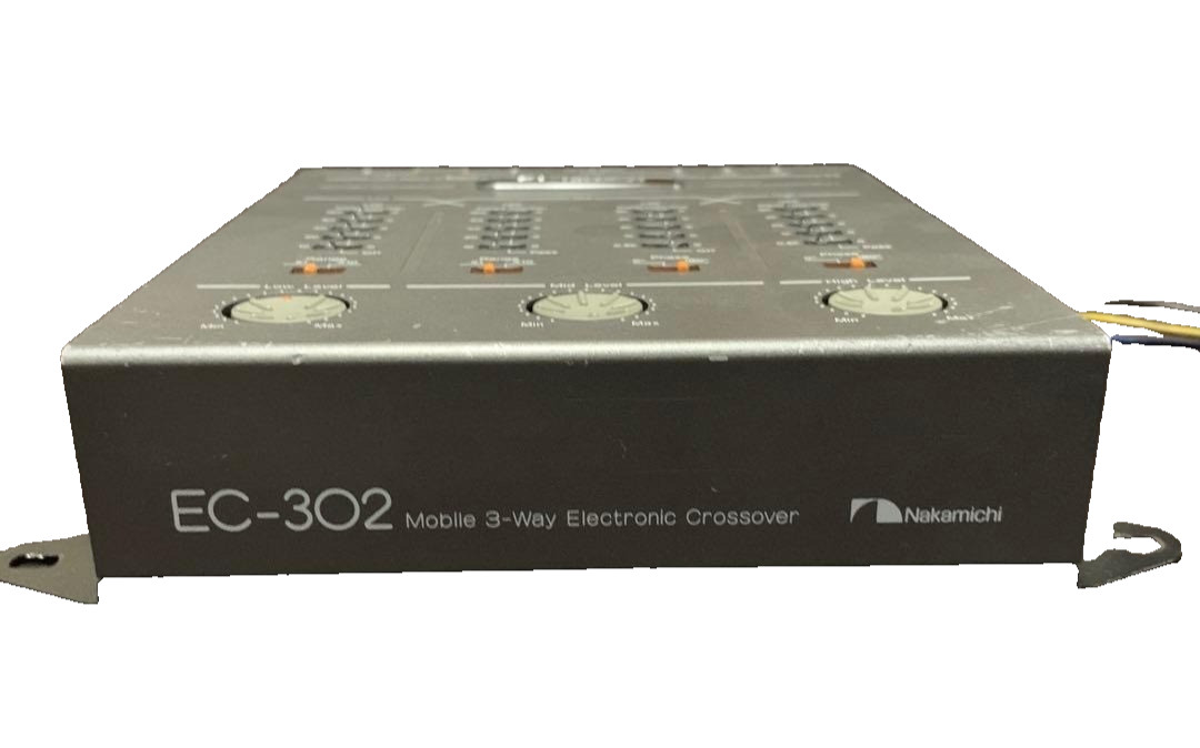 Nakamichi EC-302 Mobile 3-Way Electronic Crossover Tested Used