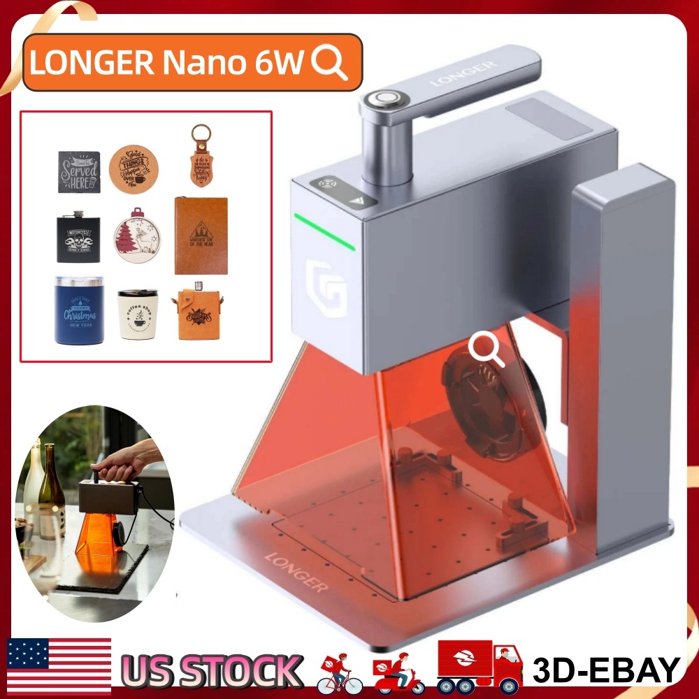 LONGER Nan Laser Engraver Handheld Laser Tragbarer Engraving Machine Cutter Wood