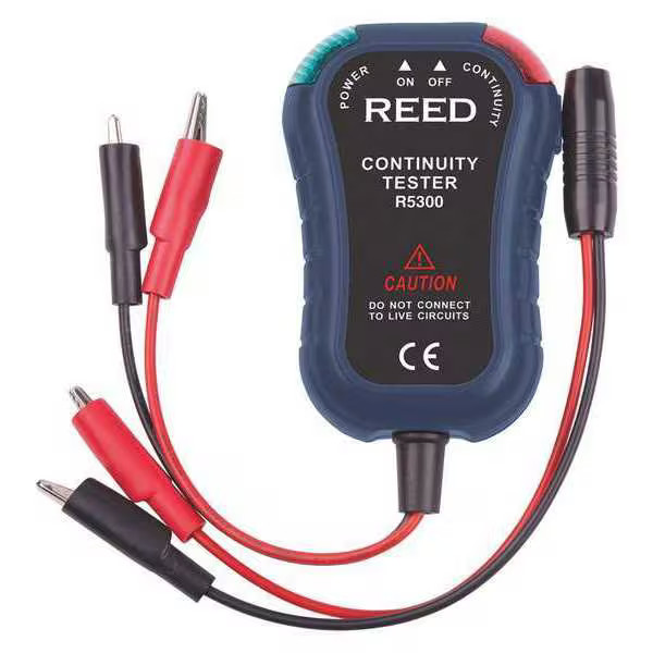 Reed Instruments Continuity Tester, Probe Tip, No Display R5300 Reed Instruments
