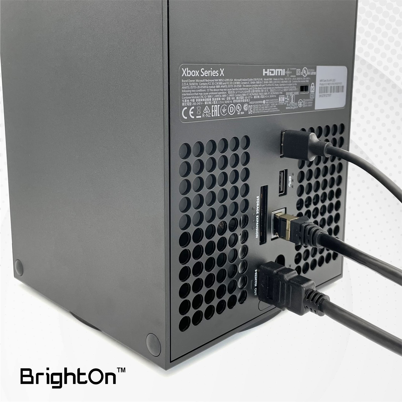 BrightOn Optimized Cable Package Compatible with Xbox 2 meters, Gold,Black