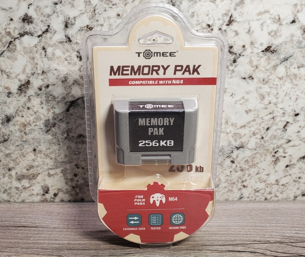 Tomee M05708 Memory Card for Nintendo 64 N64 256K NEW (Controller Pak)