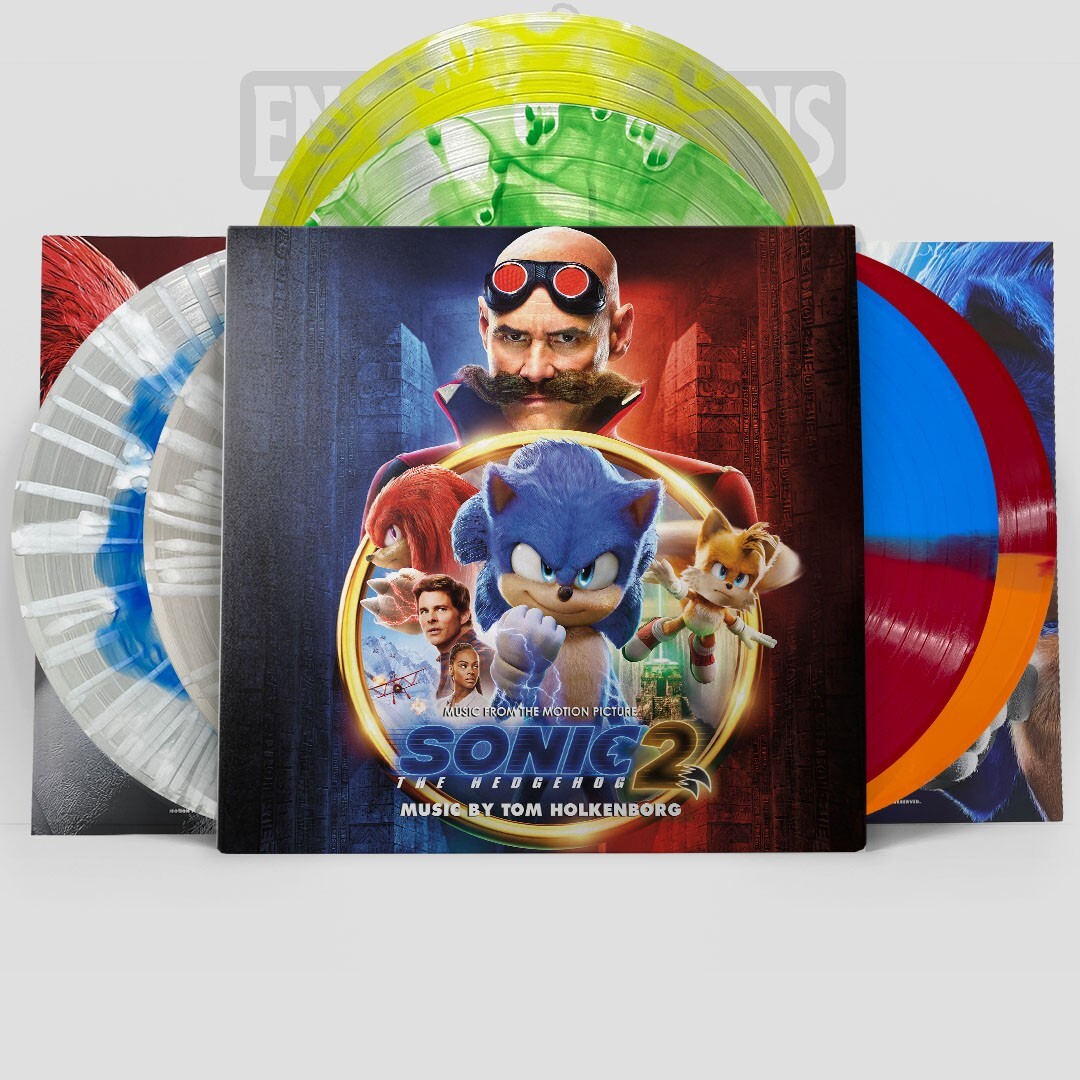 Sonic The Hedgehog 2 Vinyl Movie Soundtrack by Junkie Xl Tom Holkenborg Sega VGM