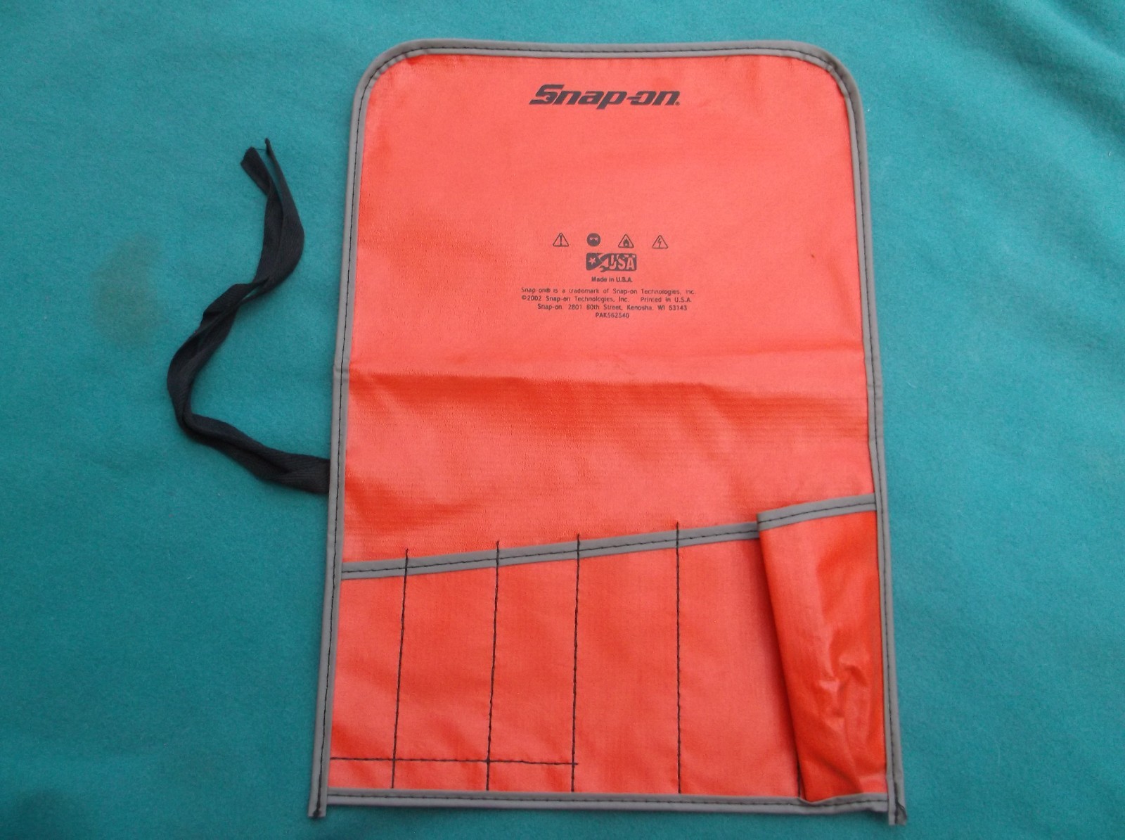NOS Snap On PAK562540 Kit Bag Pouch Roll For 5 Piece Chisel & Punch Set & Handle
