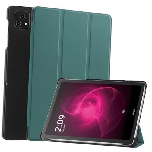 Custer Case for T-Mobel Revvl Tab 5G 10.36",Ultra-Thin PU-Leather Hard Green
