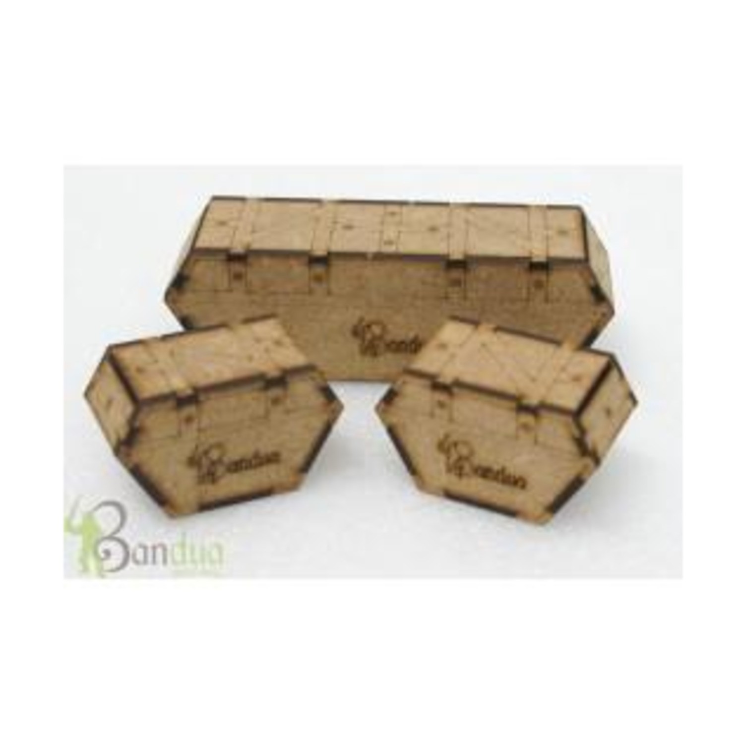 Bandua 28mm Terrain Containers (3) Pack New