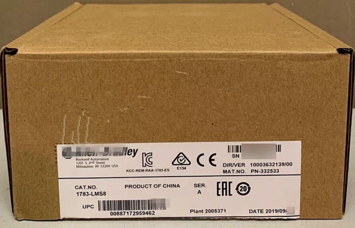 New Factory Sealed AB 1783-LMS8 Stratix 2500 Managed Switch 1783LMS8