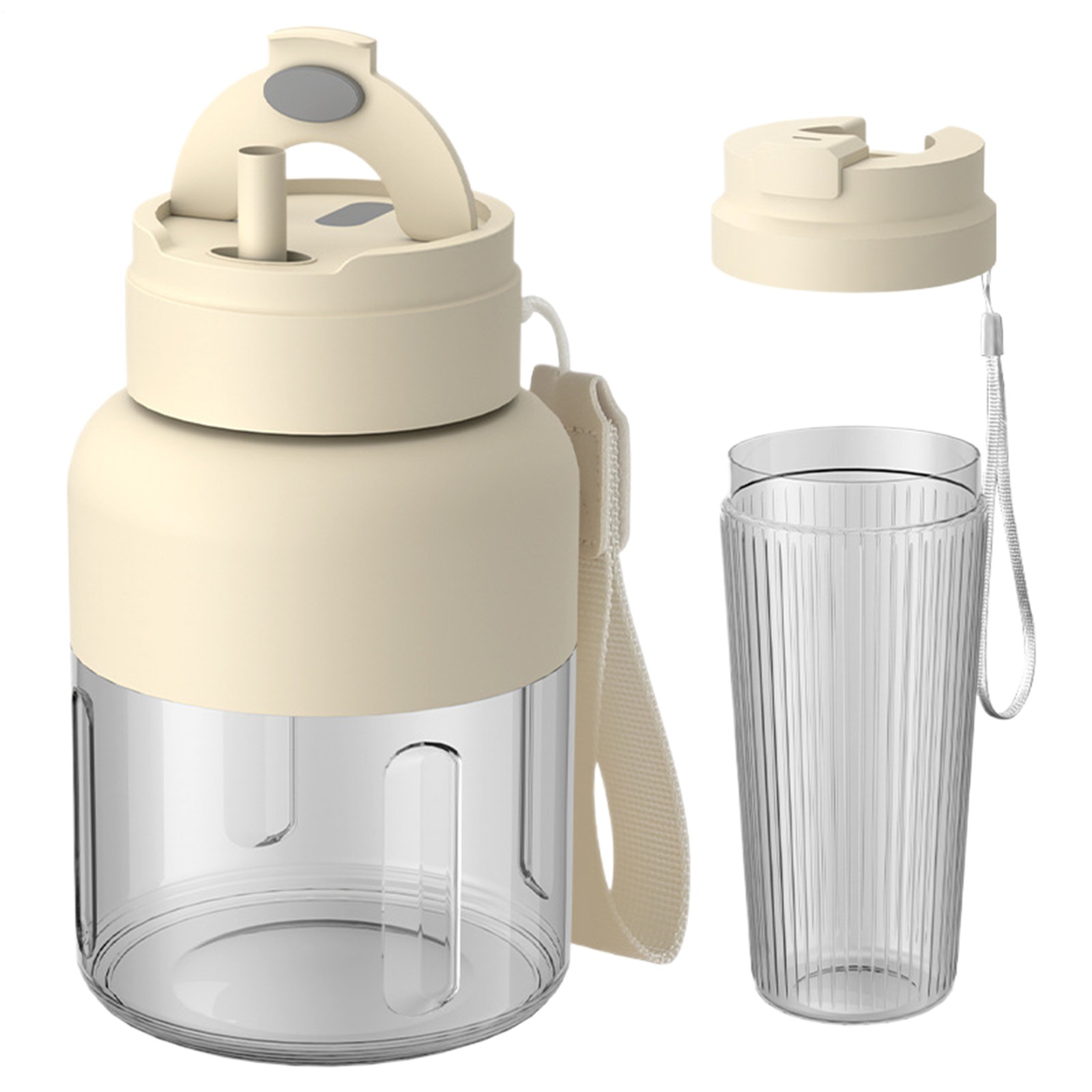 Portable Electric Juicer Cup Fruit Blender Maker Bottle Mixer USB Rechargeable