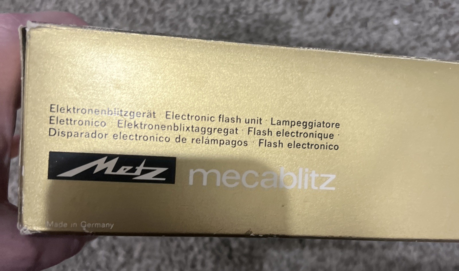 Vintage Metz Mecablitz 196 Telecomputer In Original Box W/instructions