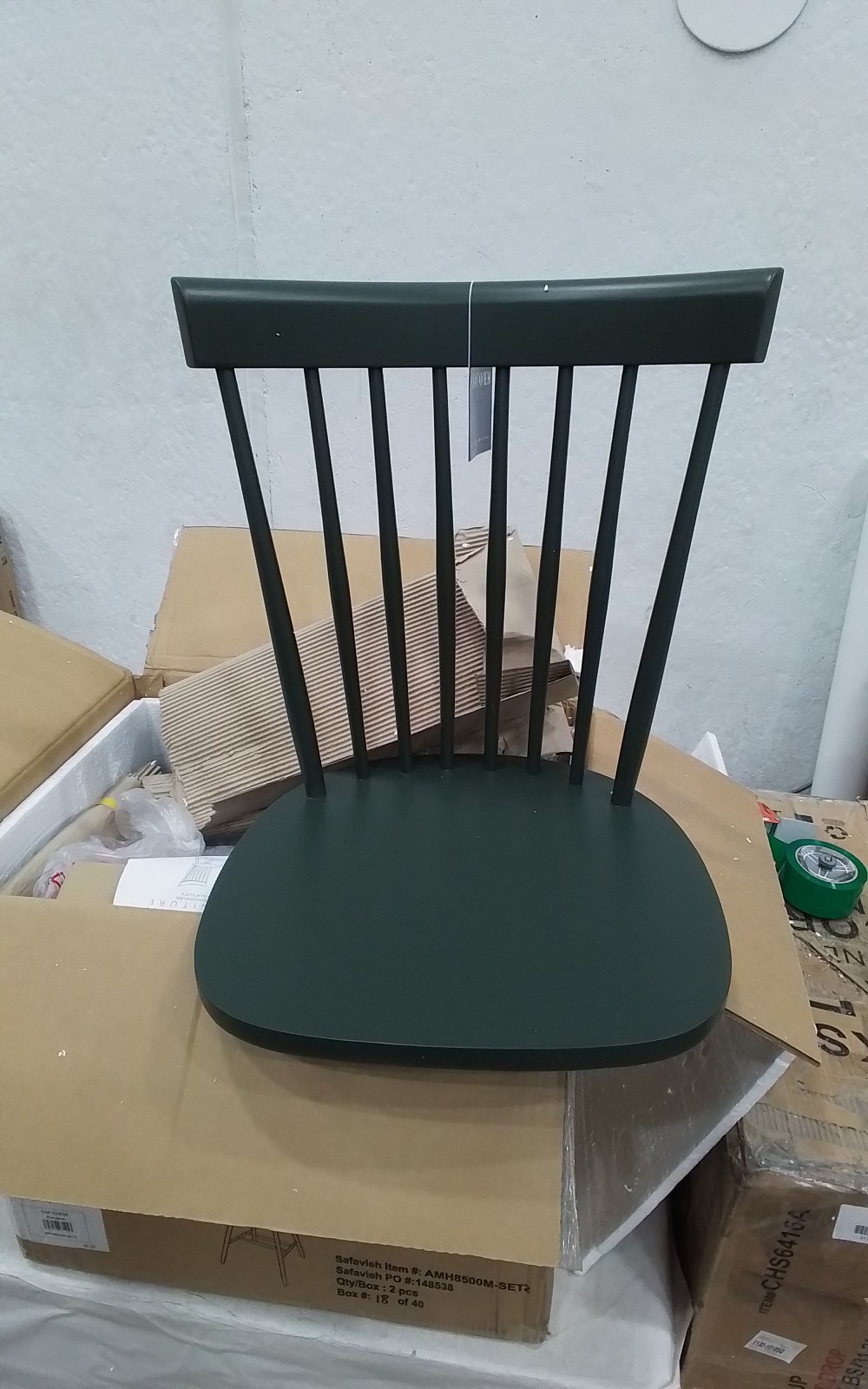 Safavieh PARKER SPINDEL SIDE CHAIR, Reduced Price 2172761236 AMH8500M-SET2
