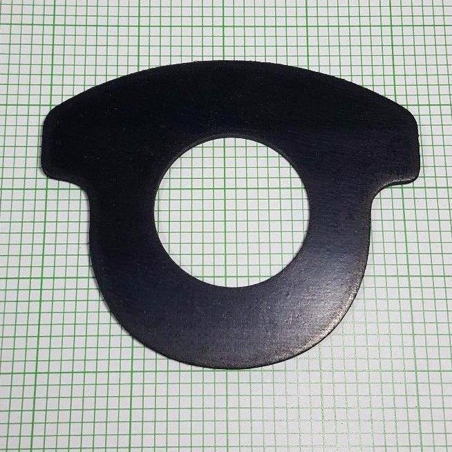 1-1/2" Flange Water Meter Gasket, DROP-IN Style EPDM Rubber 1/8" Thick