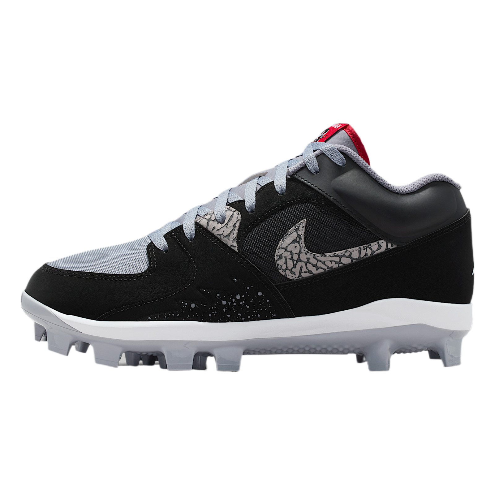 Jordan Stadium 90 Low MCS Men's Baseball Cleats (Black/Ceme)