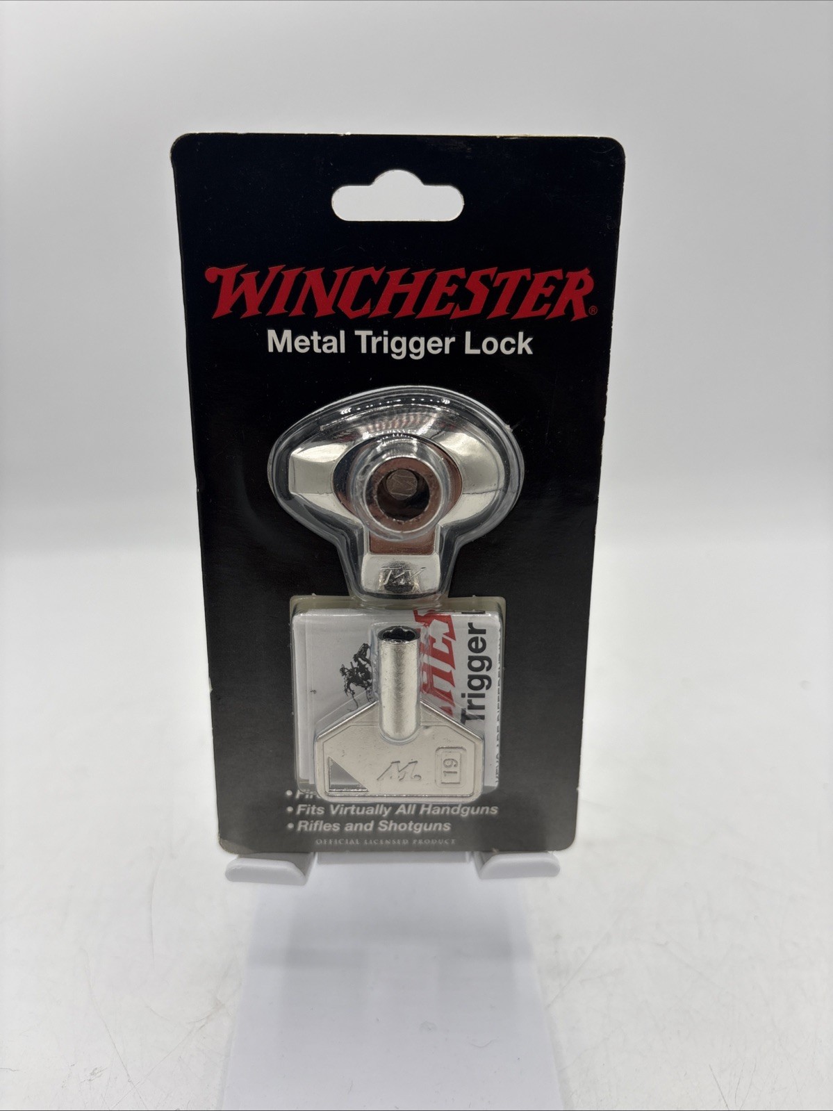 Winchester Metal Trigger LOCK & Key gun handgun pistol rifle shotgun winmtl099