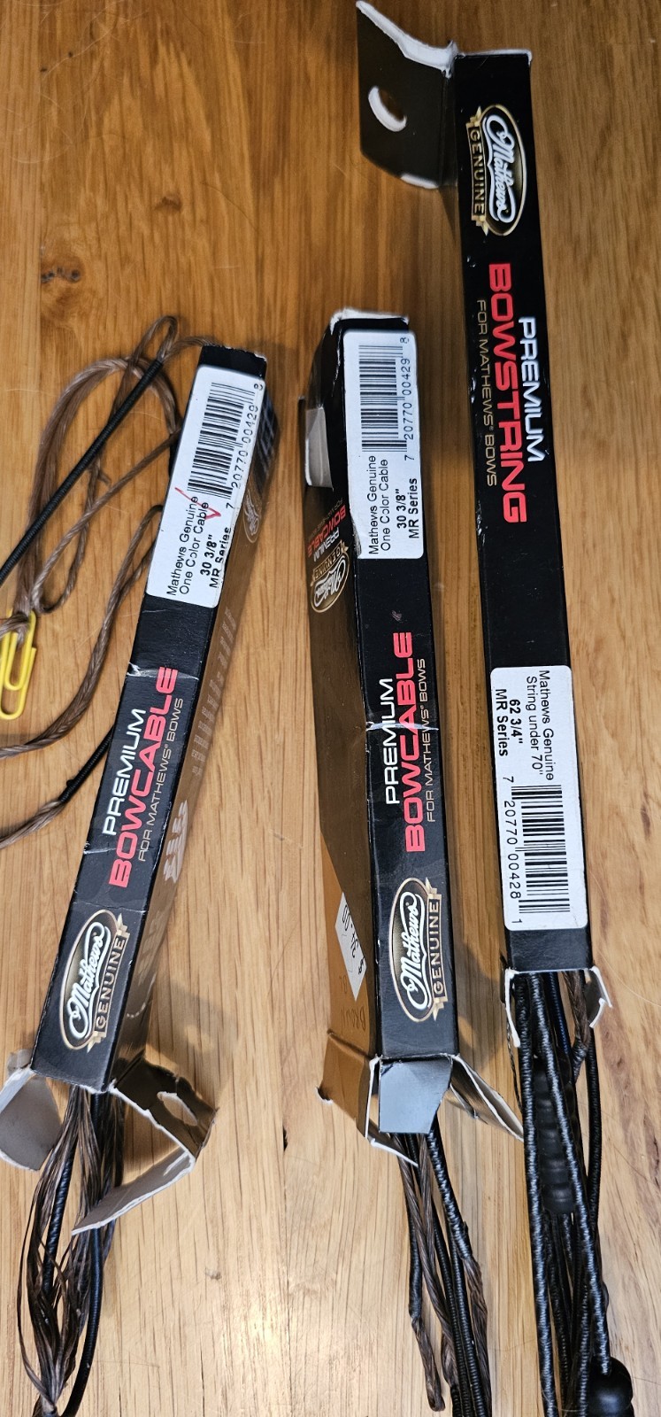 MATHEWS MONSTER MR String 62 3/4" & 2 Cables 30 3/8" 2 Yokes 12"