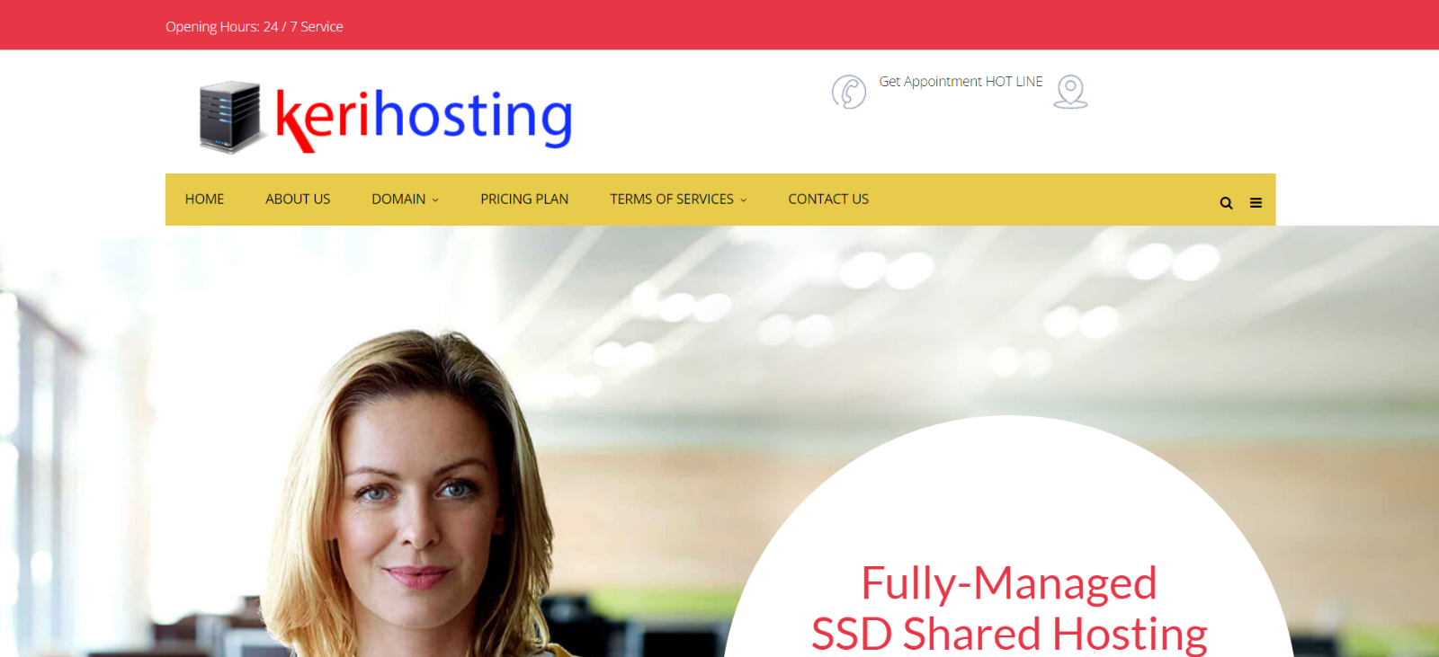 Website for Selling Hosting Packages / Services​ support with WHMCS