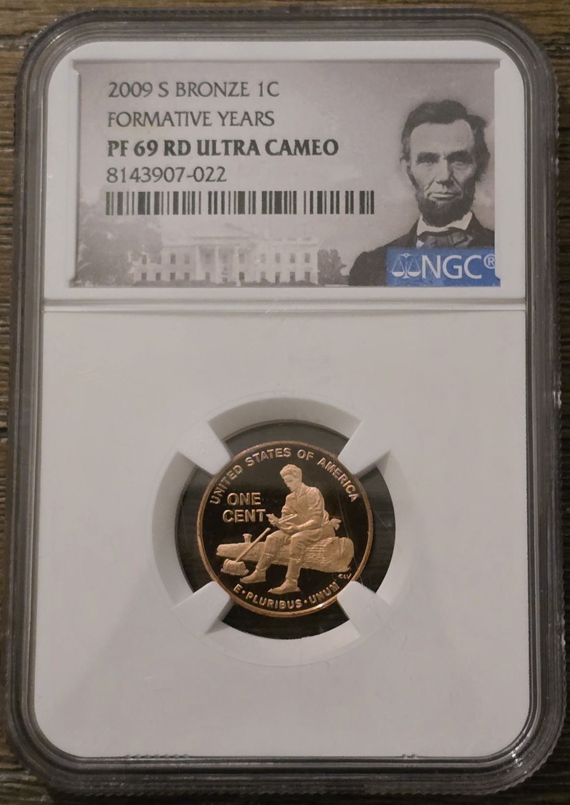 2009-S Bronze One Cent; Formative Years NGC PF69RD ULTRA CAMEO