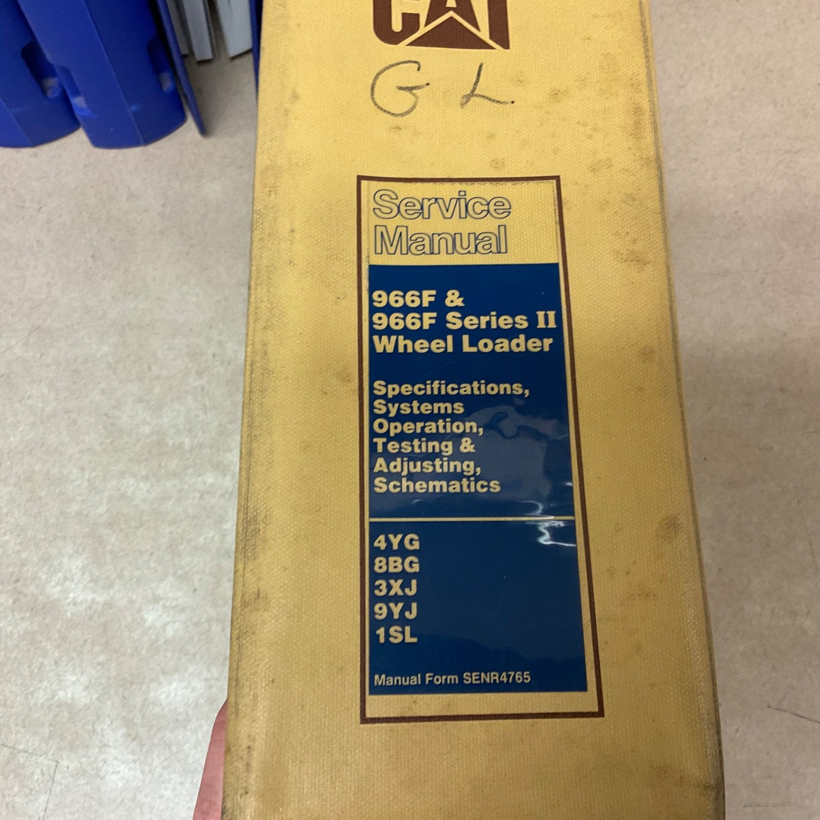 CAT Caterpillar 966F & II SERVICE REPAIR MANUAL WHEEL LOADER 4YG 8BG 3XJ 9YJ 1SL