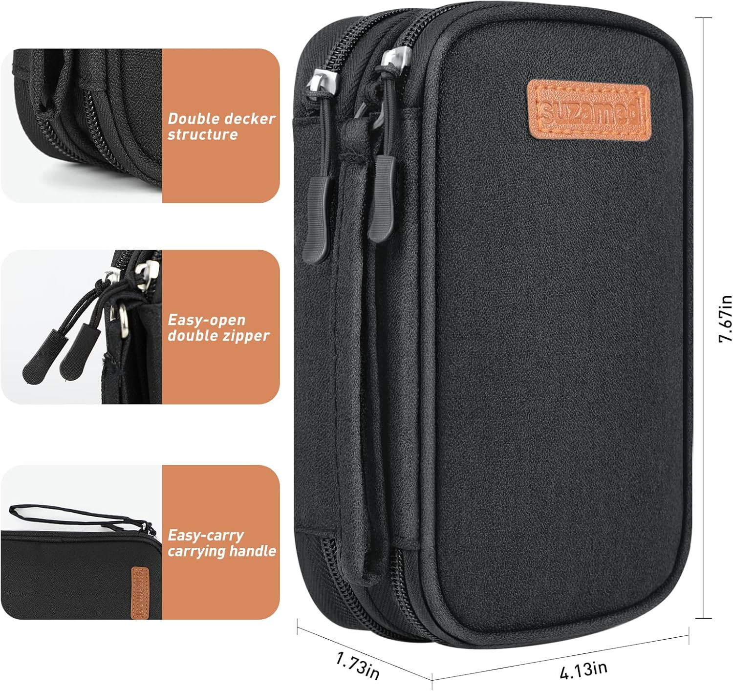 Insulin Cooler Travel Case, Double Layer Medicine Kit Diabetes Travel Case, Port