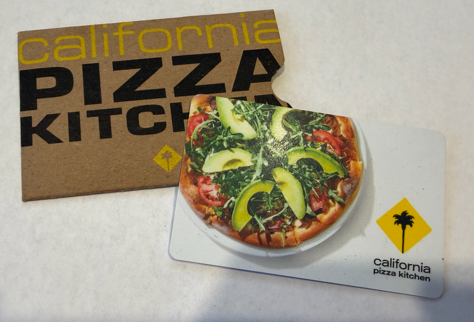 California Pizza Kitchen CPK Gift Card with Sleeve $50