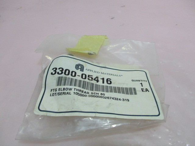 AMAT 3300-05416, FTG Elbow Threads SCH 80. 417079