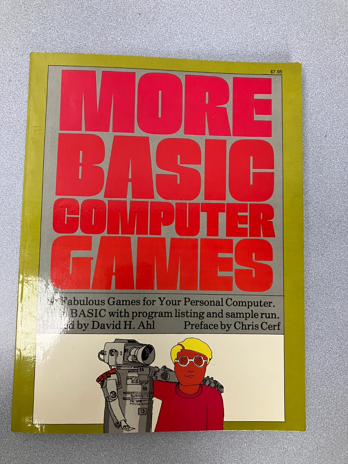 1979 MORE BASIC COMPUTER GAMES BOOK Creative Computing 1970s Technology