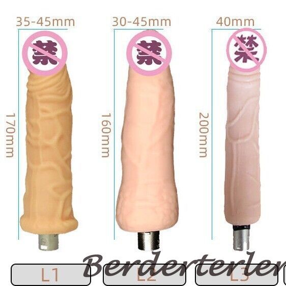 3PCS 3XLR Premium Sex Machine Attachment Suction Cup Sex Love Machine for Women