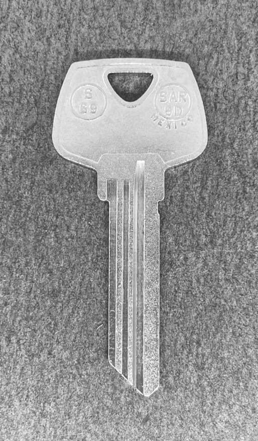 Lots of S69 L1010N SAR-9D 6SA7 6 Pin Type Key Blanks for Sargent 6275SA Keyway