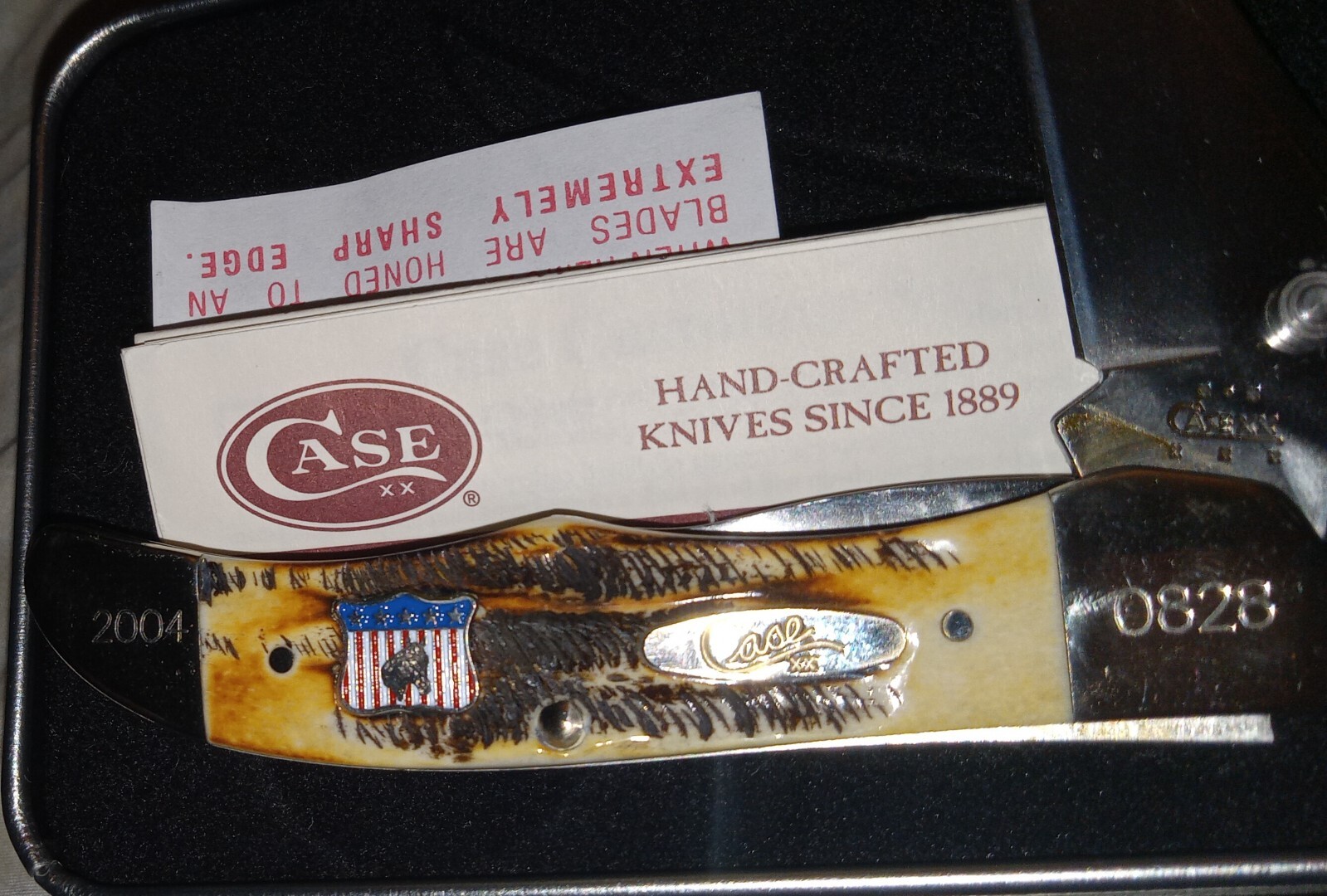 CASE XX 2004 mid folding hunter Knife