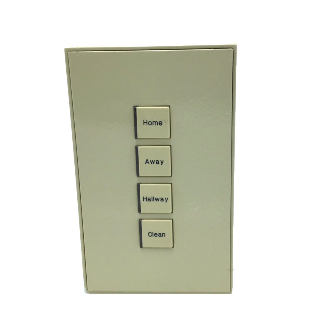 Vantage 4-Button SquareTouch Engraved Keypad (Almond)