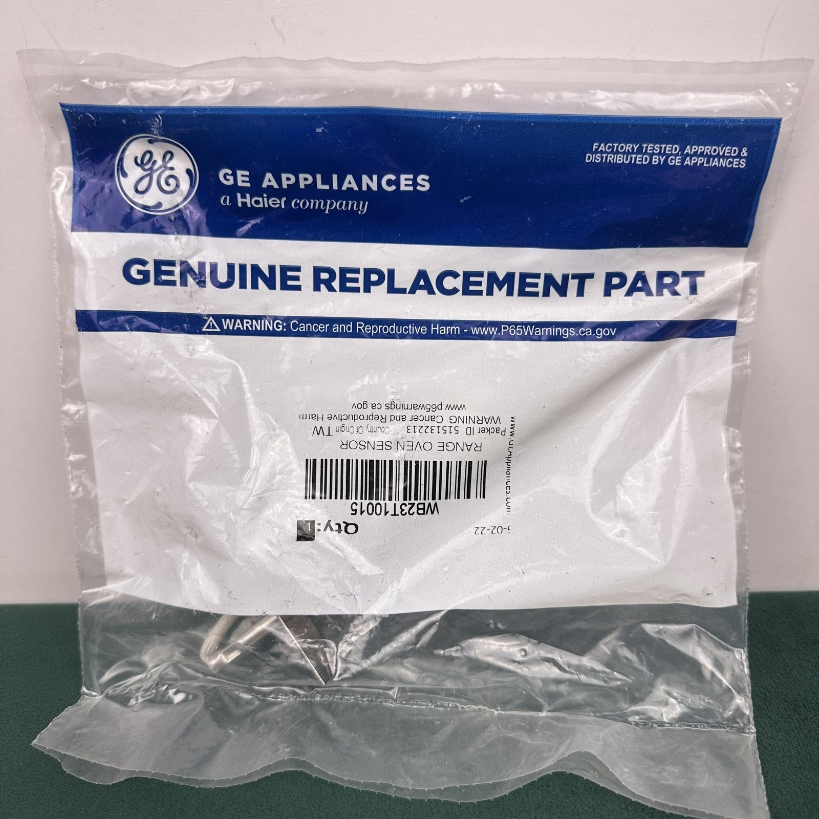 GE Appliances WB23T10015 Range Oven Sensor Genuine OEM Replacement Part