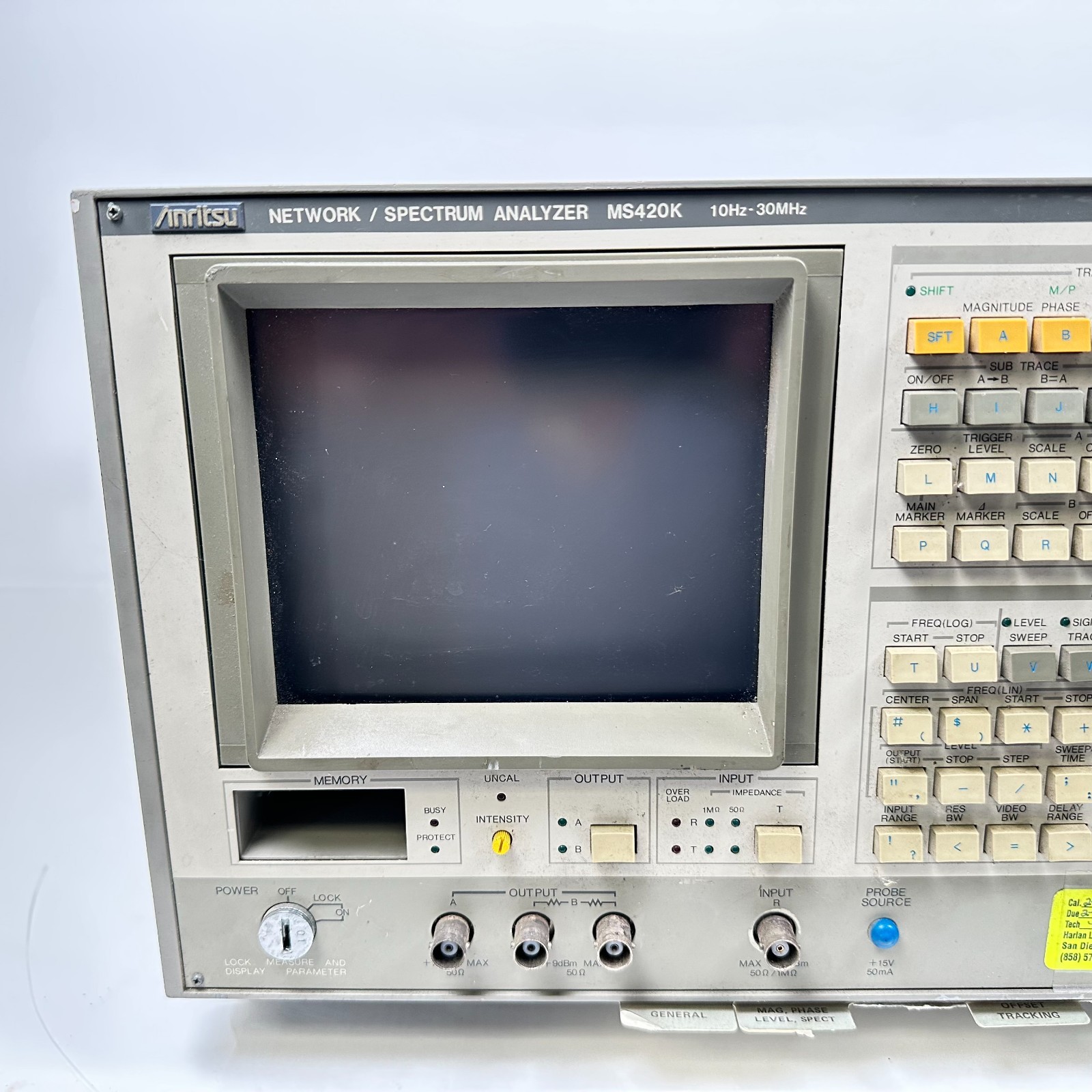Anritsu MS420K Network / Spectrum Analyzer 10Hz-30Mhz