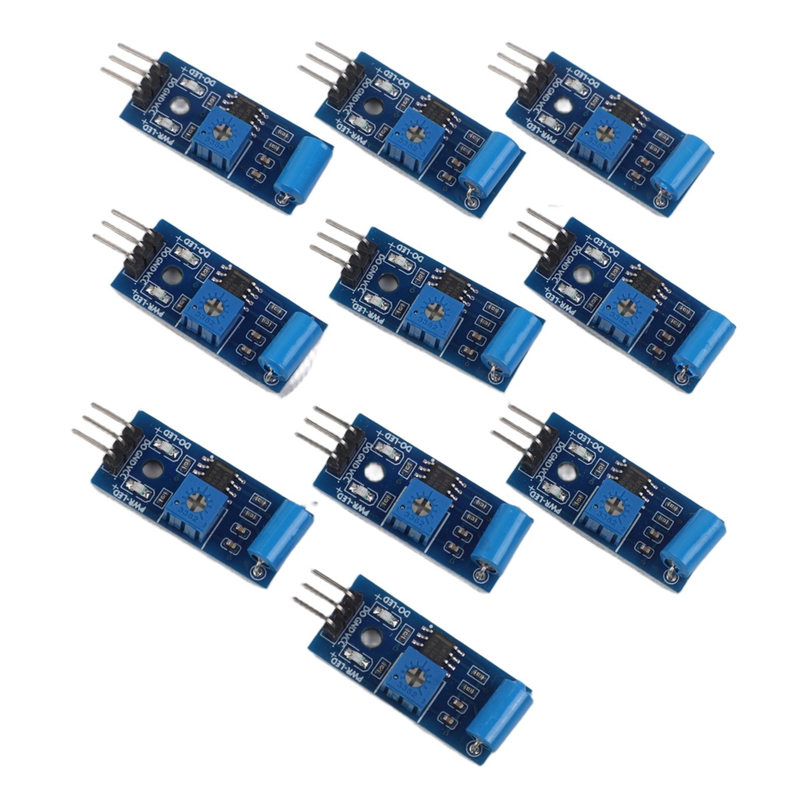 10pcs SW420 Vibration Sensor Modules with Small PCB Size for Easy Integration