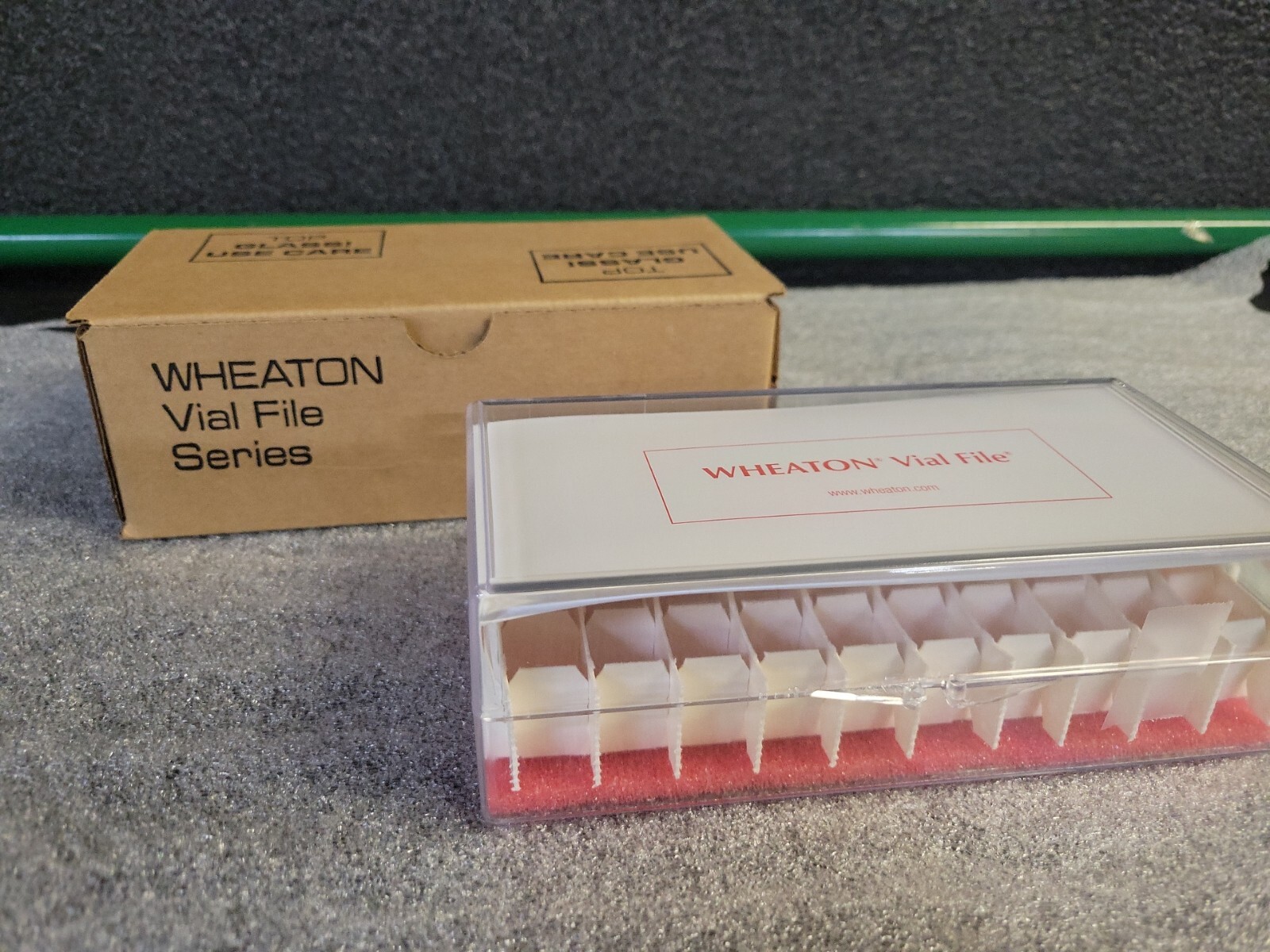 WHEATON 228780 Vial Store Storage Case Holds 40 Test Tubes - NEW