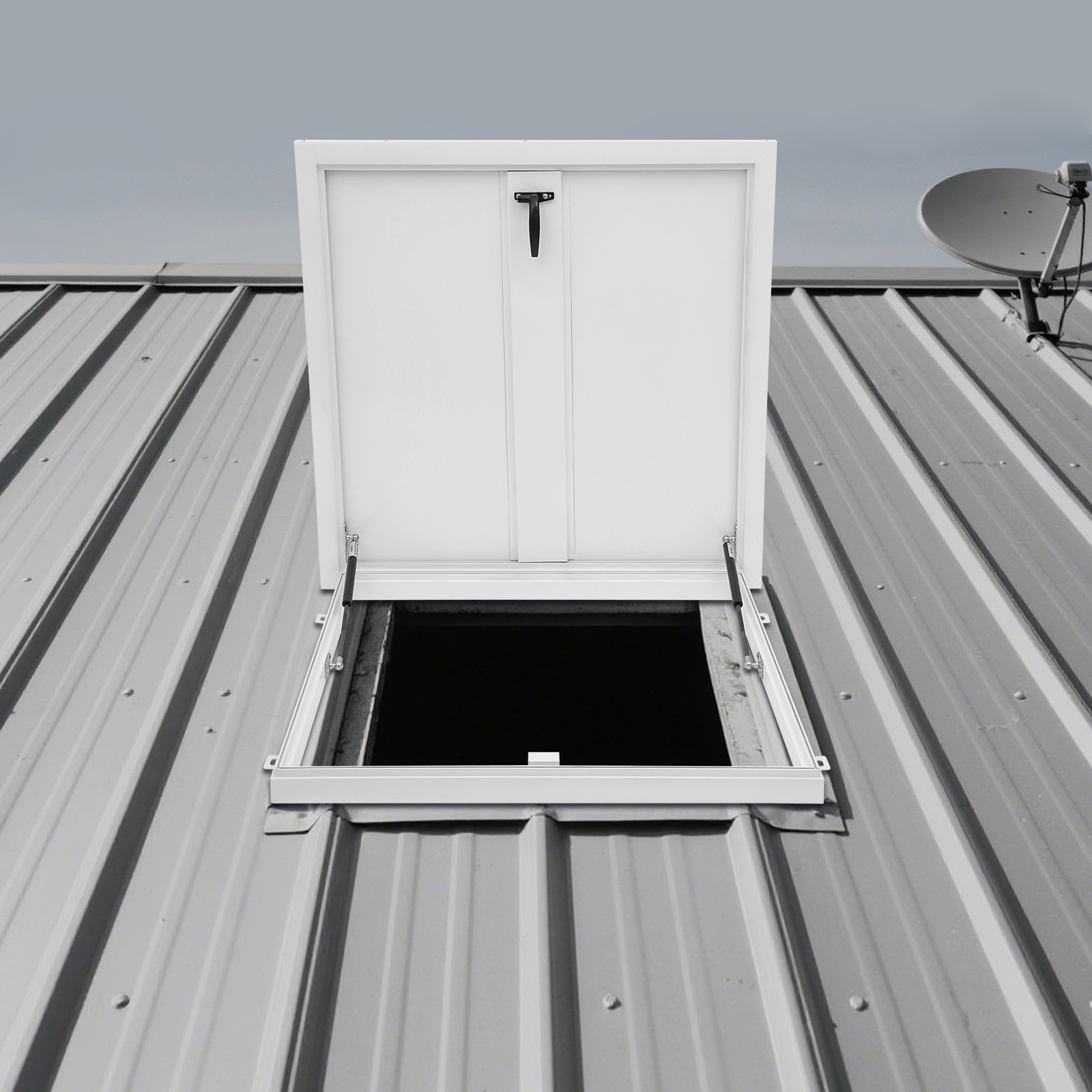 White Modern Aluminum Alloy Roof Hatch Roof Security Door Roof Access Hatch