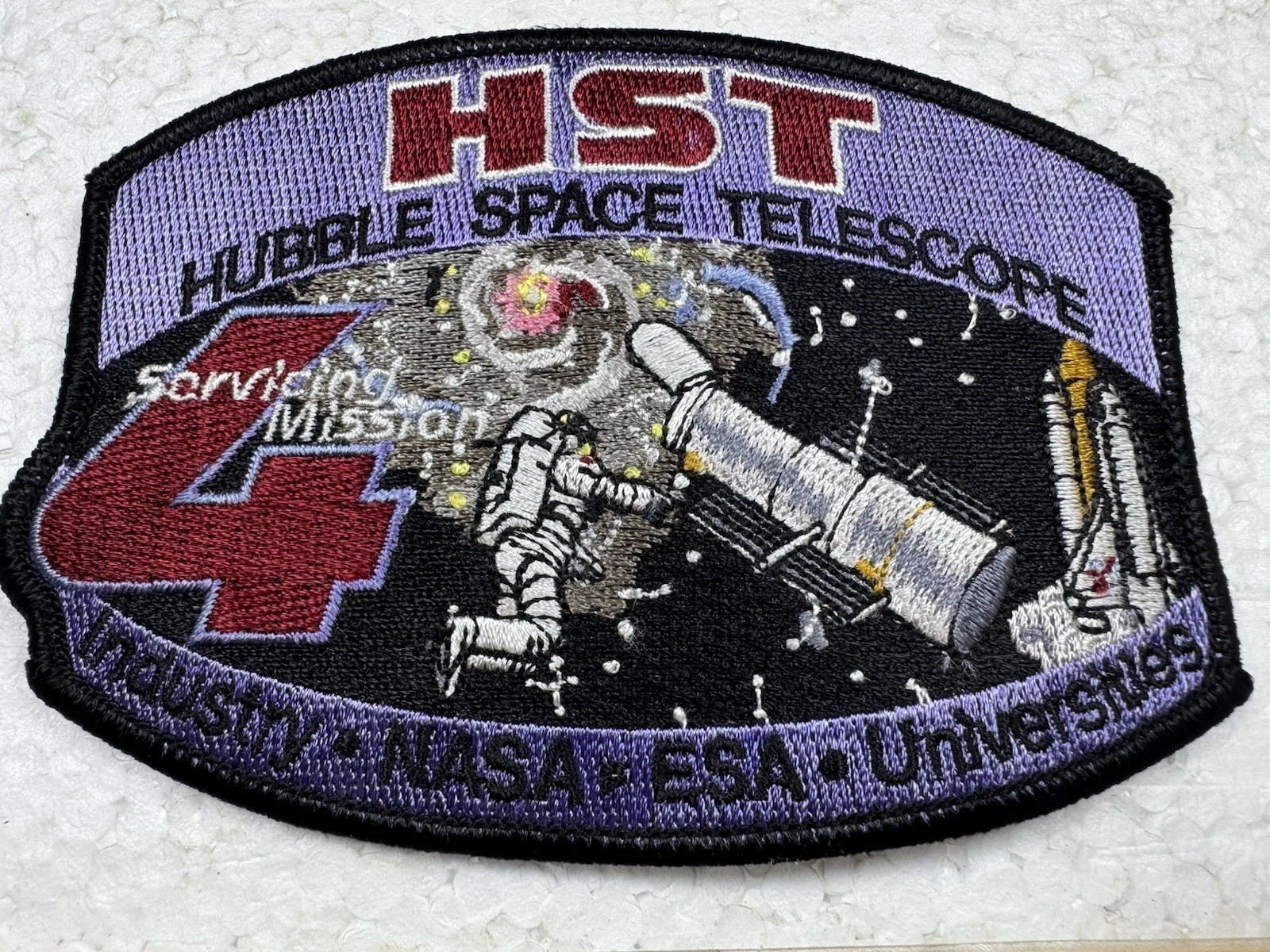 NASA Patch - Hubble Space Telescope (HST) Servicing Mission 4 Patch