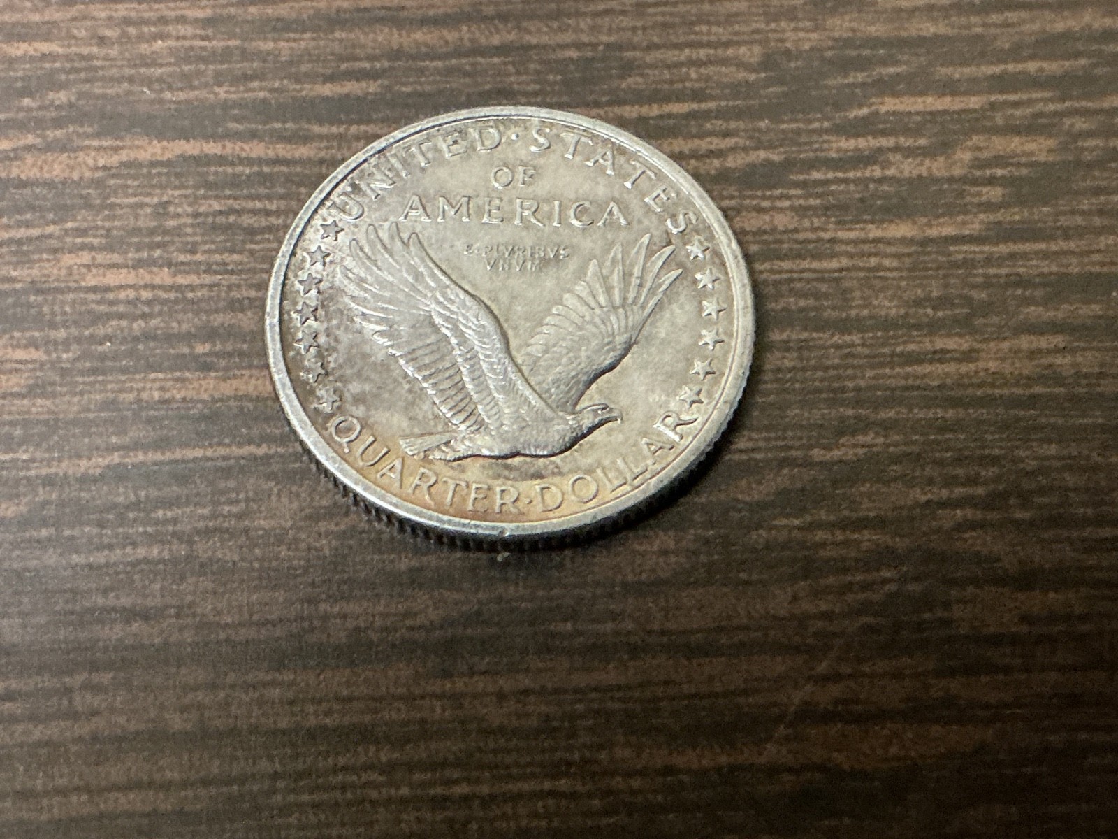 1917-S Type 1 Silver Standing Liberty Quarter AU