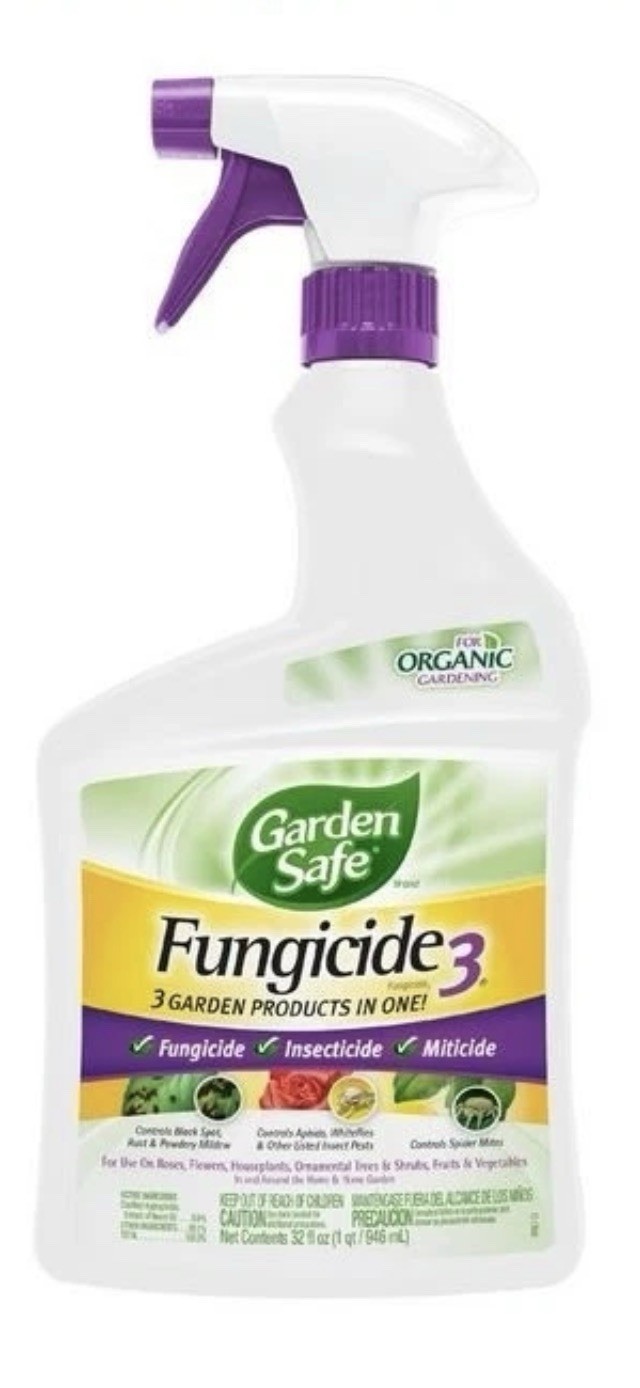 2 Garden Safe Fungicide 3 (Fungicide, Insecticide, Miticide). 28 Fl Oz Each