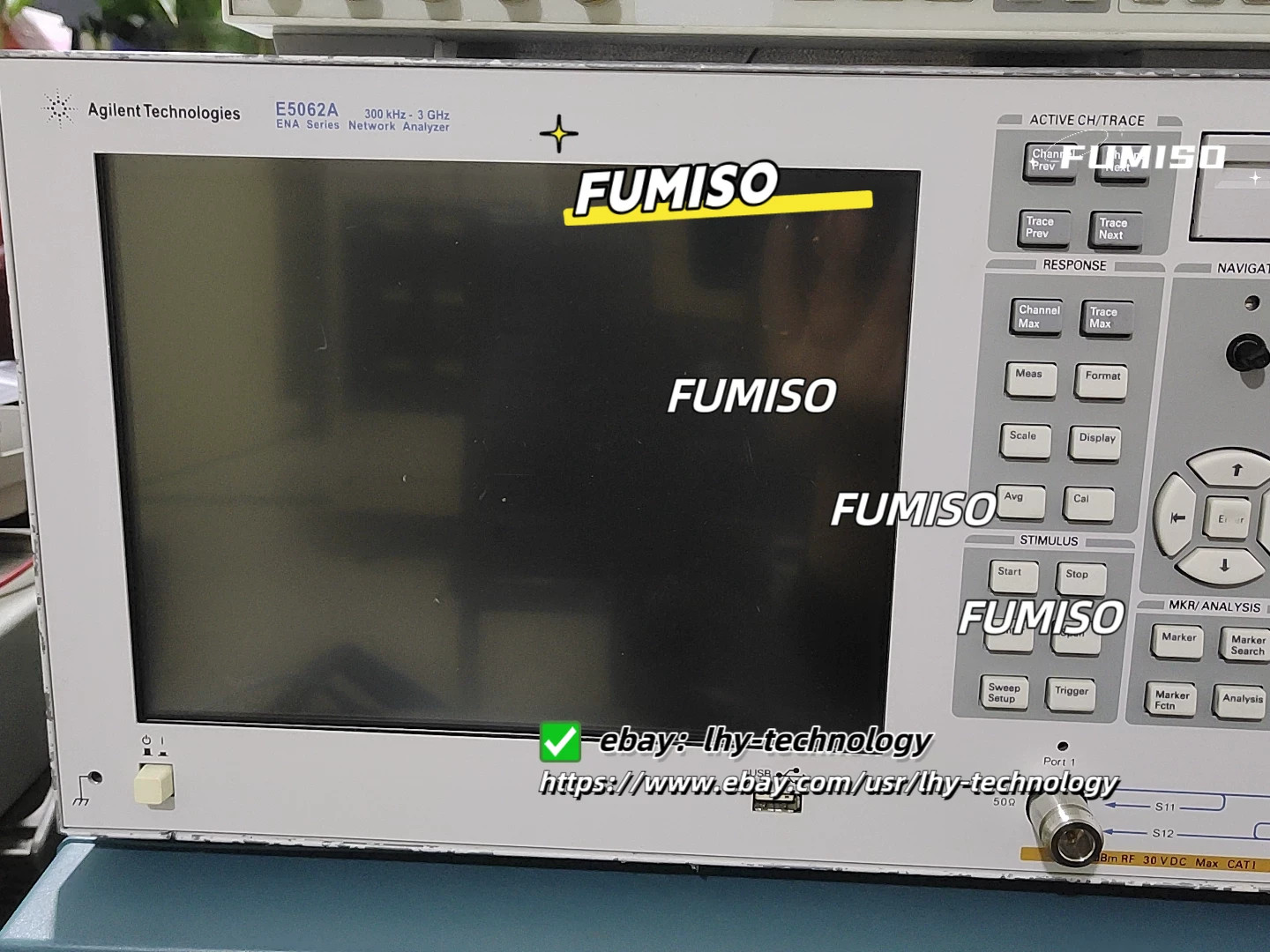 KEYSIGHT / Agilent E5062A 300kHz-3GHz Vector network Analyzer/used&lh